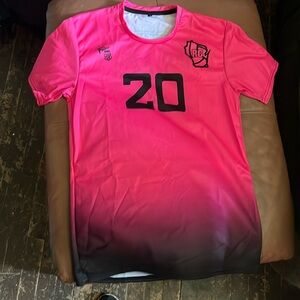 Hot Pink New Soccer Jersey